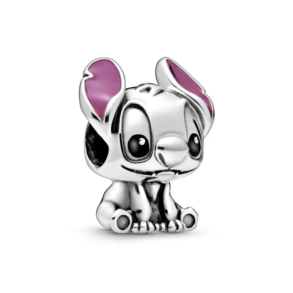 New Sterling Silver Charm 100th anniversary pendant Fit Original Pandora Bracelet Herocross Disney Micky Women DIY jewelry gift
