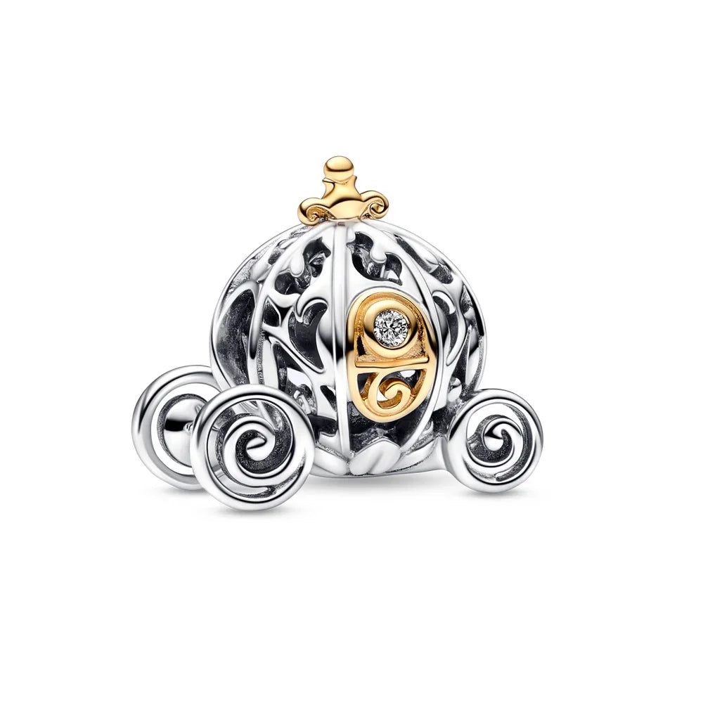 New Sterling Silver Charm 100th anniversary pendant Fit Original Pandora Bracelet Herocross Disney Micky Women DIY jewelry gift