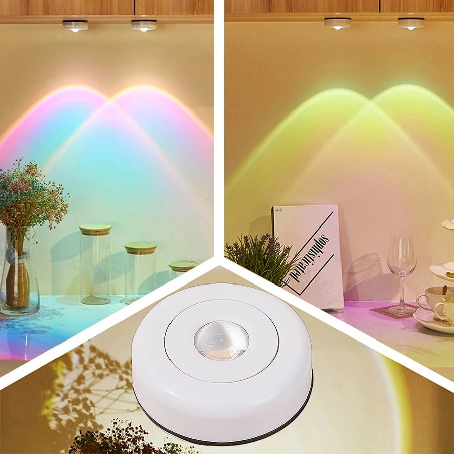 Touch Ambient Night Light Bedroom Decor Sunset Lights Cabinet Decorate Lamp for Wall Lamps Kitchen Cupboard Decoration Lightinng