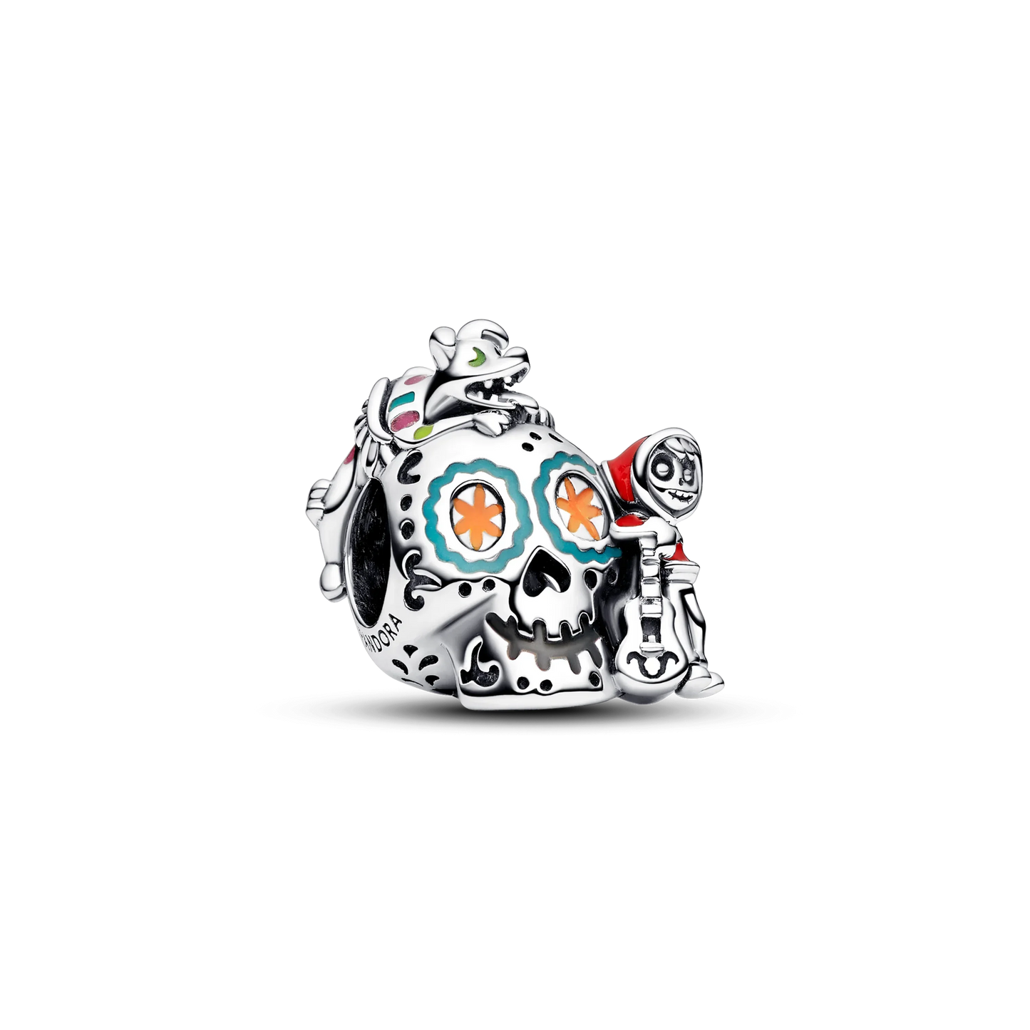925 sterling silver jewelry MINISO Disney Halloween trio charm suitable for Pando original bracelet women pendant beads DIY gift