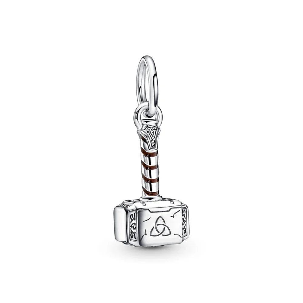 New Sterling Silver Charm 100th anniversary pendant Fit Original Pandora Bracelet Herocross Disney Micky Women DIY jewelry gift