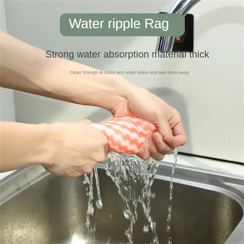 5-Piece Ultra-Soft Microfiber Cleaning Cloths - Absorbent & Reusable, Perfect for Kitchen, Bathroom, and Auto - Home and Commercial Use Compatible