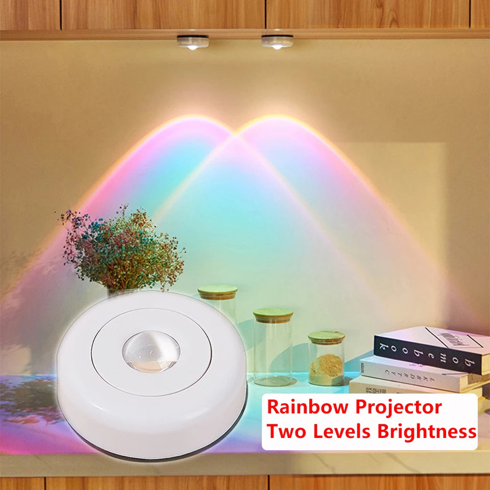 Touch Ambient Night Light Bedroom Decor Sunset Lights Cabinet Decorate Lamp for Wall Lamps Kitchen Cupboard Decoration Lightinng