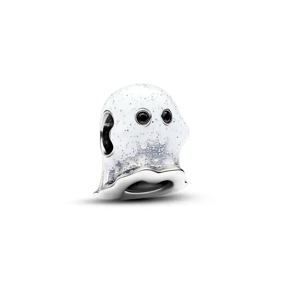 925 sterling silver jewelry MINISO Disney Halloween trio charm suitable for Pando original bracelet women pendant beads DIY gift