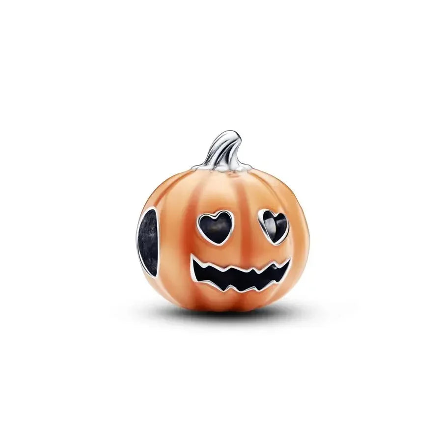 925 sterling silver jewelry MINISO Disney Halloween trio charm suitable for Pando original bracelet women pendant beads DIY gift