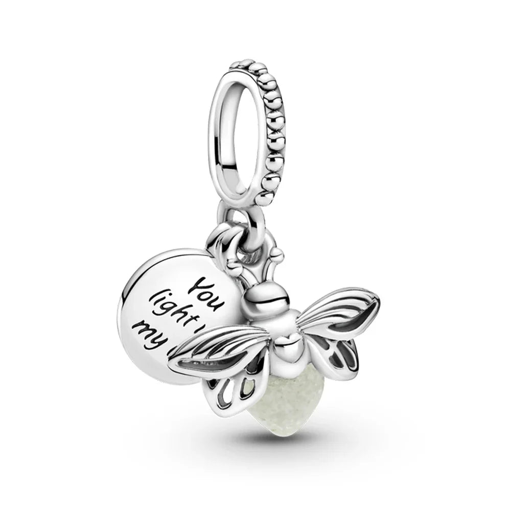 New Sterling Silver Charm 100th anniversary pendant Fit Original Pandora Bracelet Herocross Disney Micky Women DIY jewelry gift