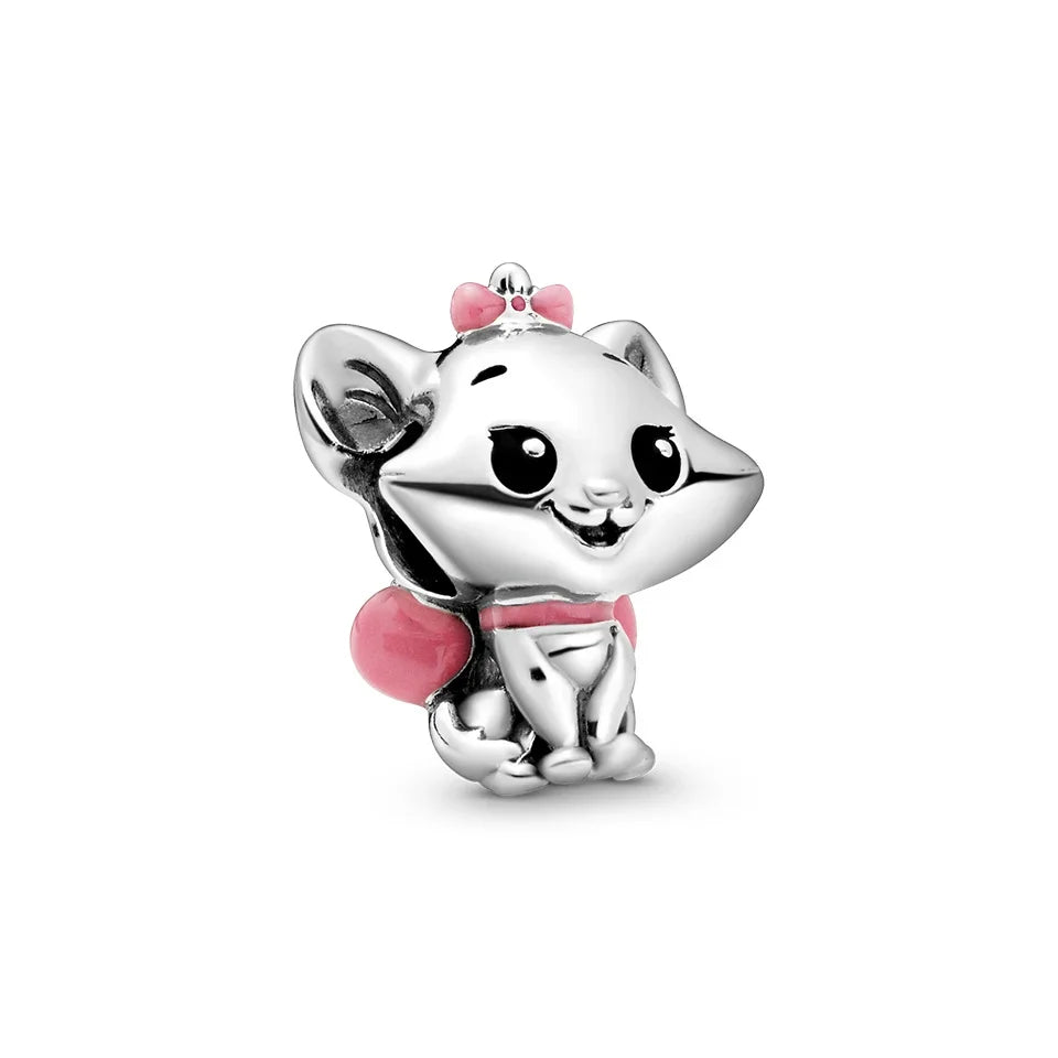New Sterling Silver Charm 100th anniversary pendant Fit Original Pandora Bracelet Herocross Disney Micky Women DIY jewelry gift