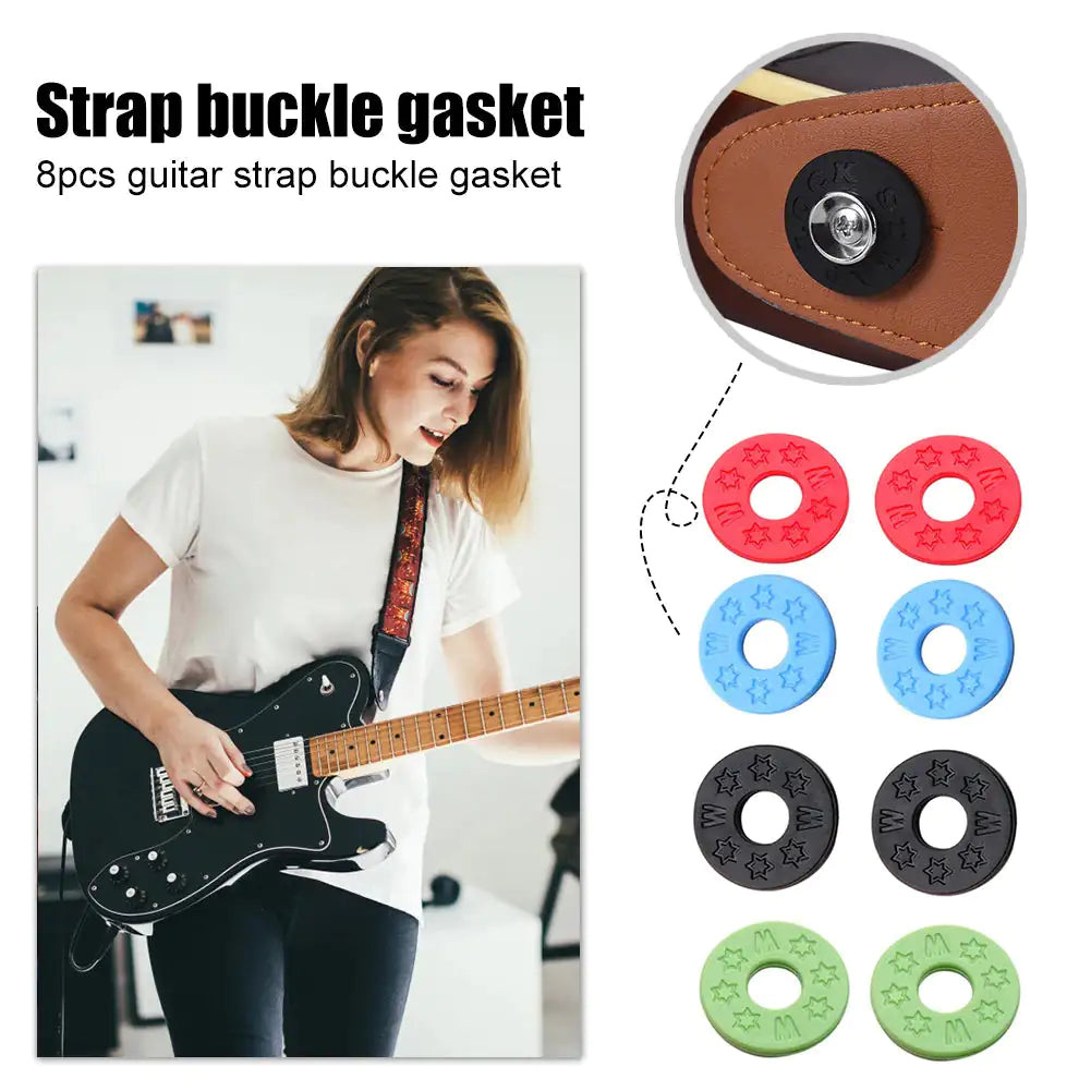 Rubber Guitar Strap Locks