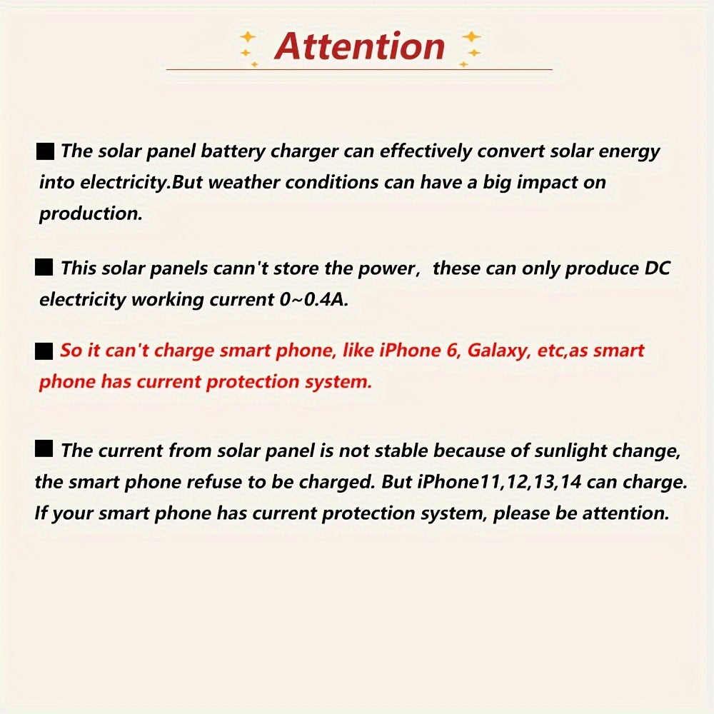 1pc Solar Portable Charging Panel Outdoor Waterproof Solar USB Charger Is Suitable For Outdoor Travel And Camping, Mobile Power, Mobile Phone Charging Bank, Flashlight, Fan
