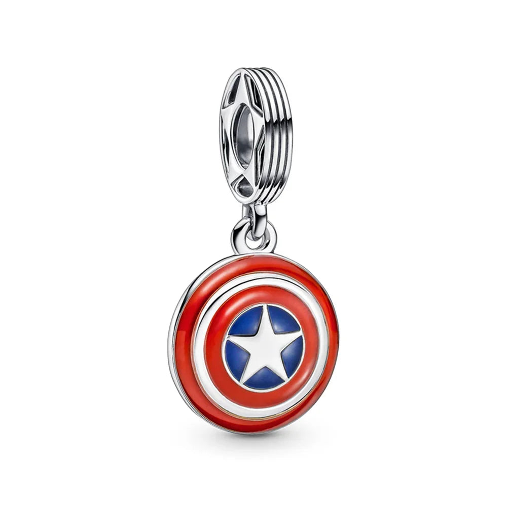 New Sterling Silver Charm 100th anniversary pendant Fit Original Pandora Bracelet Herocross Disney Micky Women DIY jewelry gift