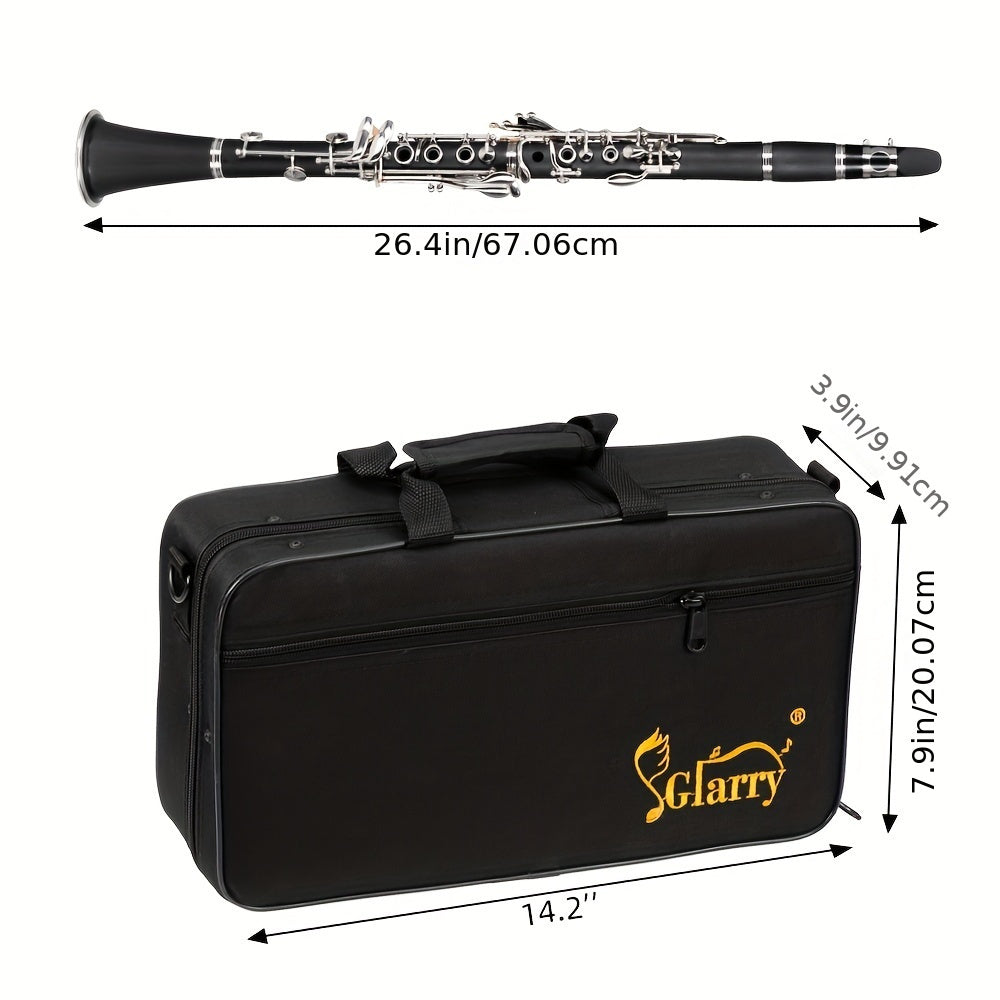 17 keys in B flat hardwood, black S101 flute