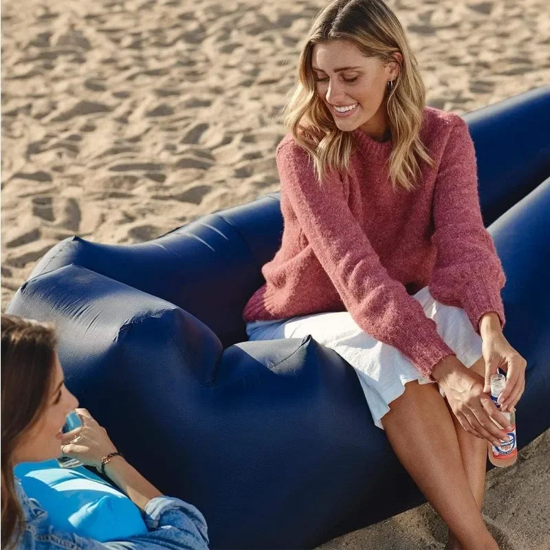 Outdoor portable lazy inflatable sofa Water beach Grassland park Air bed sofa toys inflatable chair Fast Infaltable Air Sofa