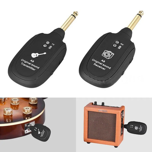 Built-in Rechargeable Wireless Guitar Transmitter