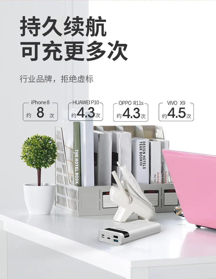 20000mAh Charger USB QC3.0PD 18W Lithium Ion Lithium Polymer LCD Bidirectional Quick Rechargeable Battery Mobile Power