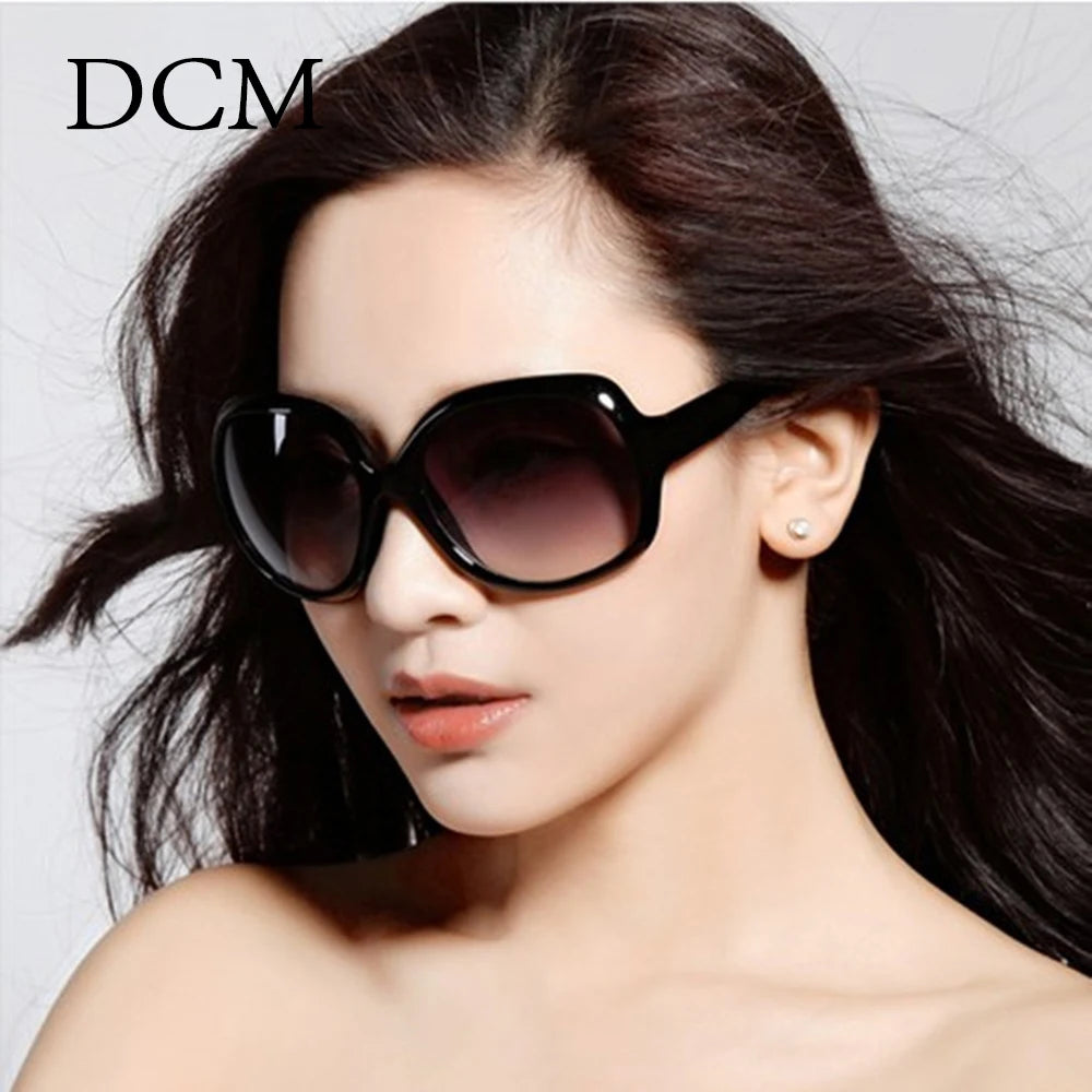 Fashion Women Sunglasses Classic Brand Designer Shades Oversize Oval Shape Sun Glasses Women UV400