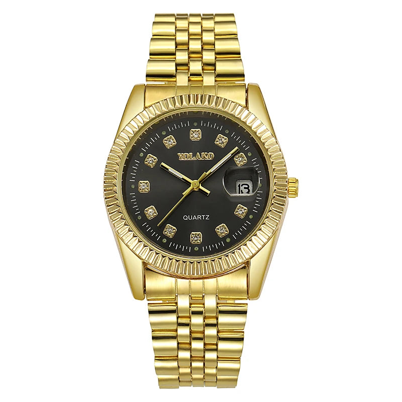 New 2021 Fashion Stainless Steel Men Quartz Wristwatch Luxury Design High Quality Watch Dropshipping Relogio Masculino Montre