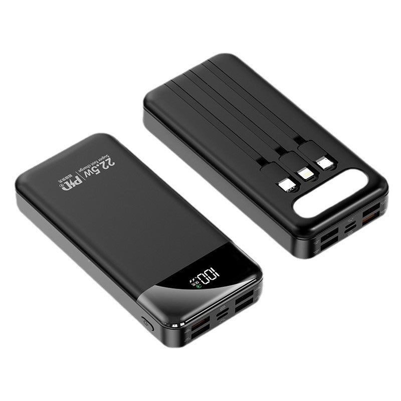 20000 MA Comes With Detachable Three-wire Large Capacity 22.5W Super Fast Charging PD Two-way Mobile Power Supply