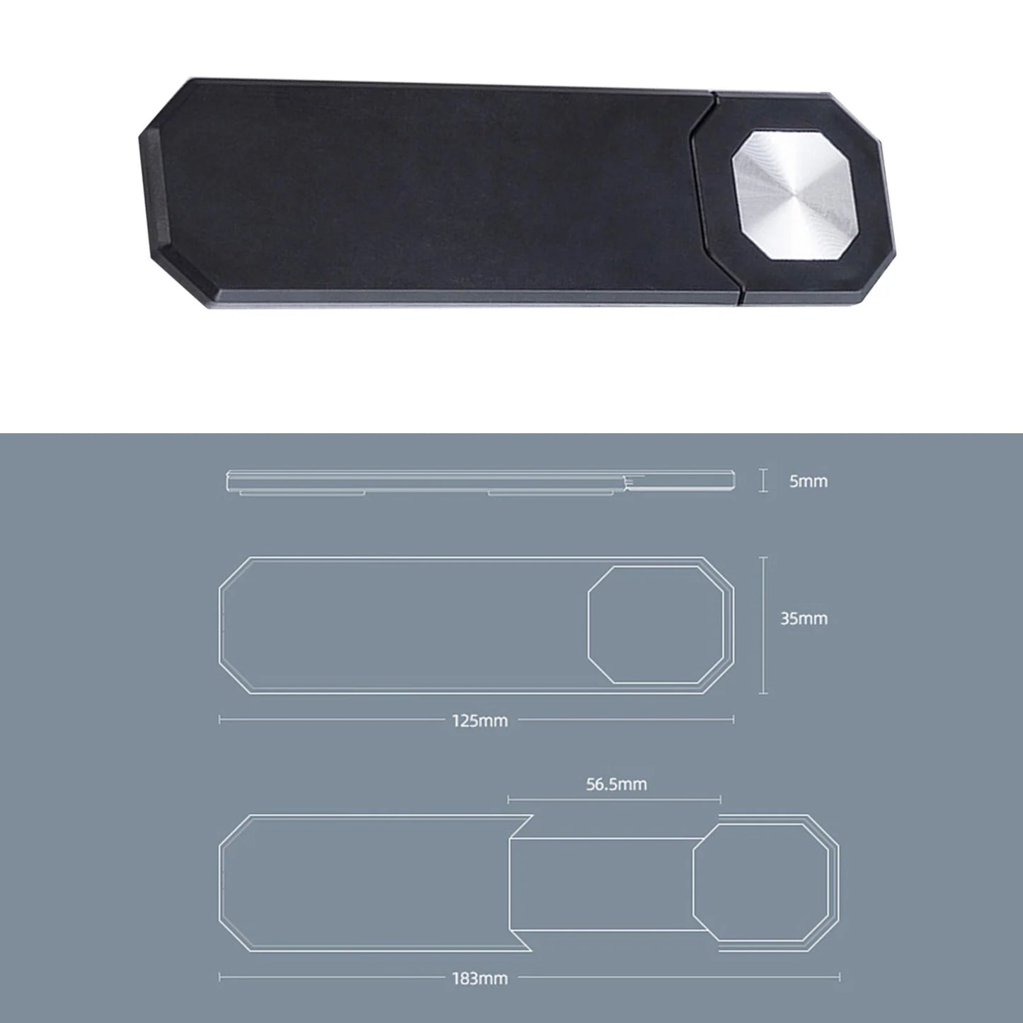 NEW Laptop Mobile Phone Portable Holder 2 In 1 Magnetic Smart Folding Phone Holder Side Mount Screen Universal Stand