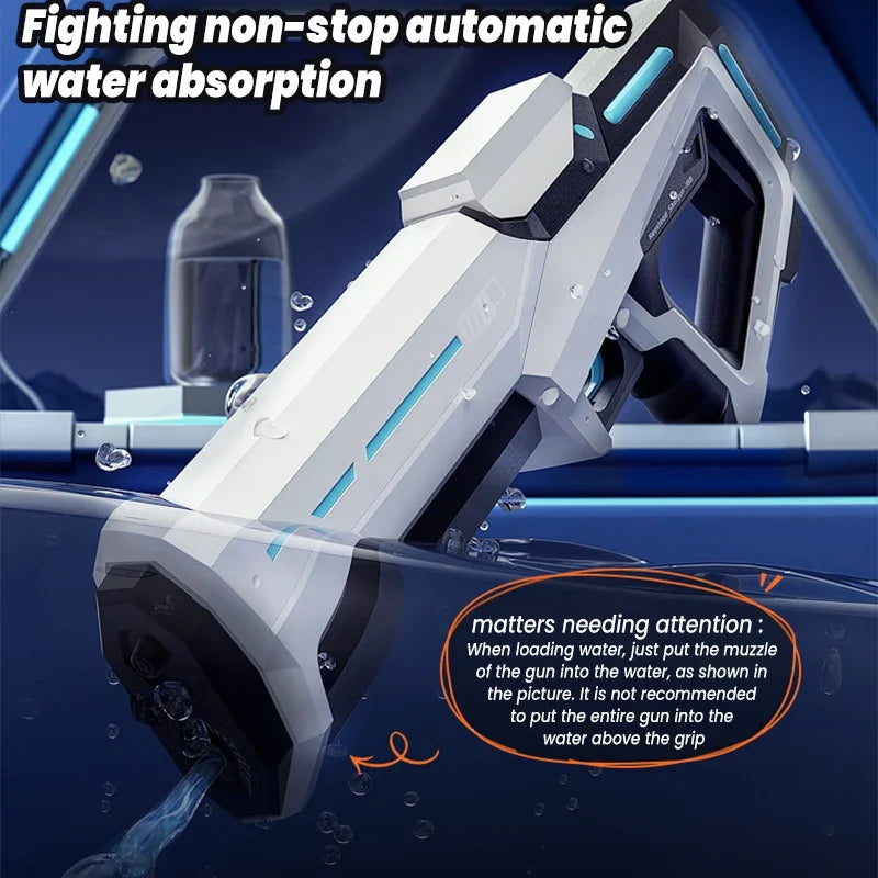 Electric Water Gun Toys Automatic Water Soaker Gun up to 32 FT Long Range Water Blaster Gun Toys for Kid & Adult Ideal Gift Toys