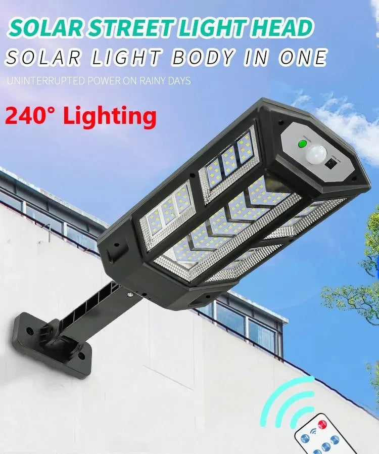 9900LM Newest Solar LED Lights Outdoor Solar Lamp Of Motion Sensor 4 Mode Waterproof IP65 Solar Garden Light Street Yard Lantern