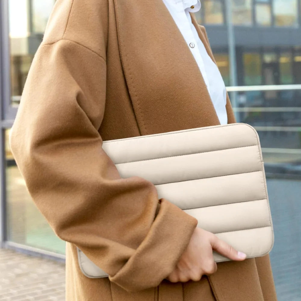 Puffy Laptop Sleeve 13-14 Inch For Women,Laptop Cover for iPad Pro 12.9 MacBook Pro 14 Inch MacBook Air 13 Inch Tablet Pouch Bag