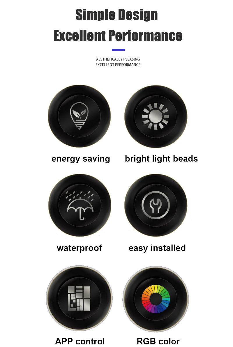 Car Interior Atmosphere Light Ambient LED Light Strip RGB Invisible USB Fiber Optic Lamp Trim Decor support APP Control
