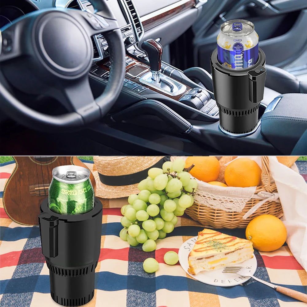 12V Car Cup Holder Car Heating Cooling Cup Home Mini Cooling Cup Car Multifunctional Cup Holder