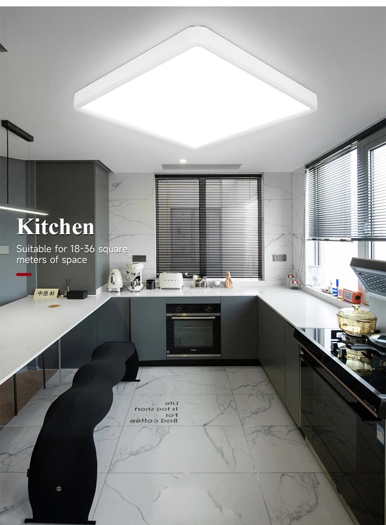 Remote Dimming LED Ceiling Light Smart Lustre RGB Tuya Lighting Bluetooth Home Interior Decoration Alexa Ceiling Panel Lamps Led