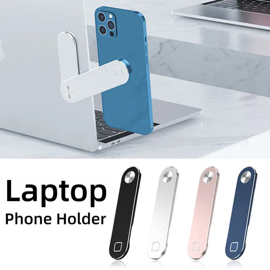 Laptop Screen Support Holder Magnetic Folding Holder Side Mount Tablet Phone Stand Adjustable Display Desktop Bracket