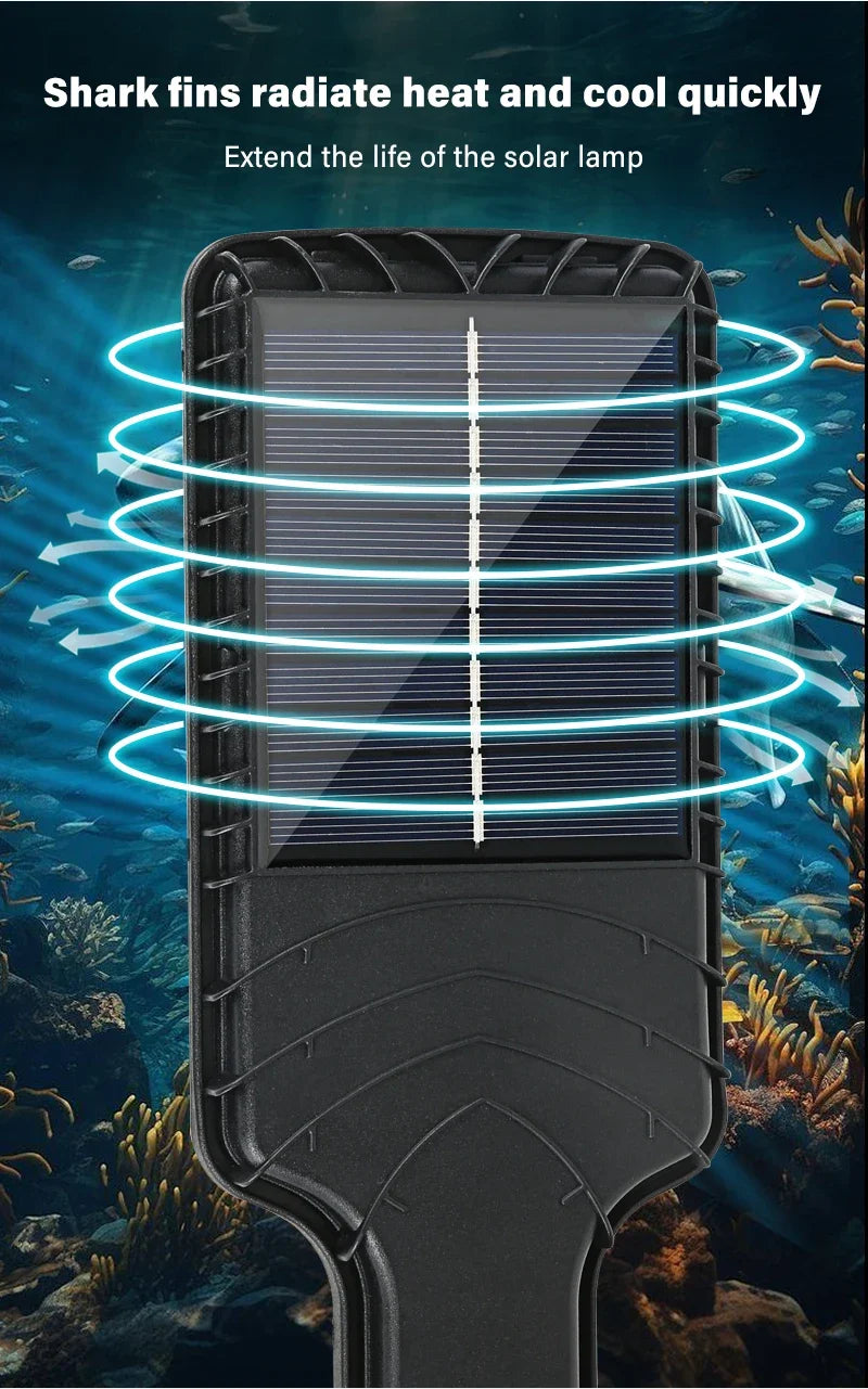 High Power LED Solar Lights 3 Lighting Mode Motion Sensor Solar COB Wall Lamp With Remote Control Outdoor Waterproof Street Lamp