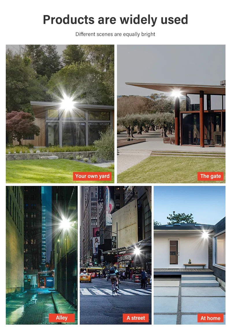1~4PCS Solar Lights Outdoor With 3 Modes Waterproof Motion Sensor Security Lighting LED Wall Street Lamp for Garden 108/117COB