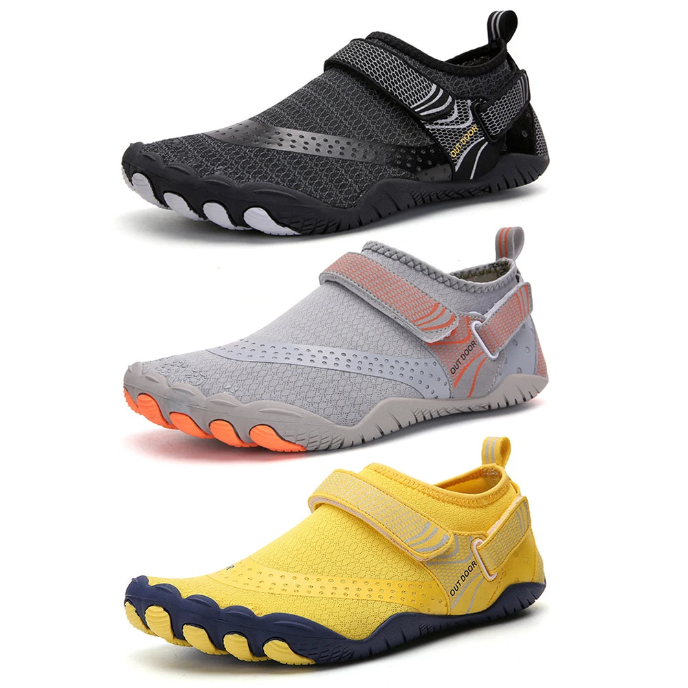 Men's beach swimming shoes Women's quick-drying water shoes Fitness sports shoes Couple wading shoes Color aqua shoes