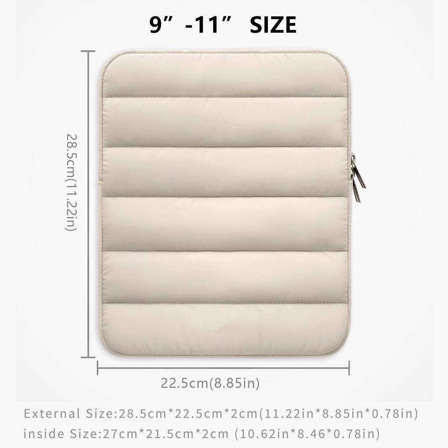 laptop bag Tablet Sleeve 9" 10" 11" 12.9" 13" 13.3" for iPad Air Pro XiaoMi Pad 5 For Samsung Huawei Lenovo Shockproof Pouch Bag
