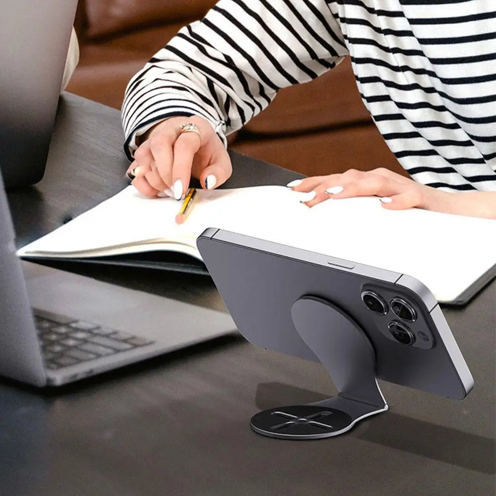 Laptop Screen Support Holder Magnetic Folding Holder Side Mount Tablet Phone Stand Adjustable Display Desktop Bracket