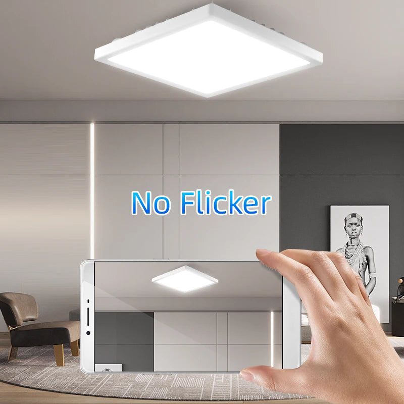 Remote Dimming LED Ceiling Light Smart Lustre RGB Tuya Lighting Bluetooth Home Interior Decoration Alexa Ceiling Panel Lamps Led