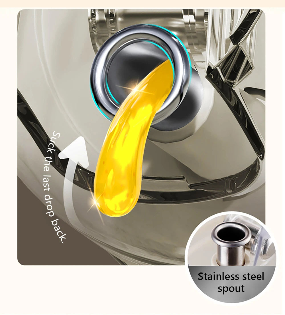 550ML Oil Sprayer Bottle BBQ Cooking 2 in 1 Oil Dispenser Olive Oil Pourers Sprayer Kitchen Baking Oil Mister Vinegar Bottle