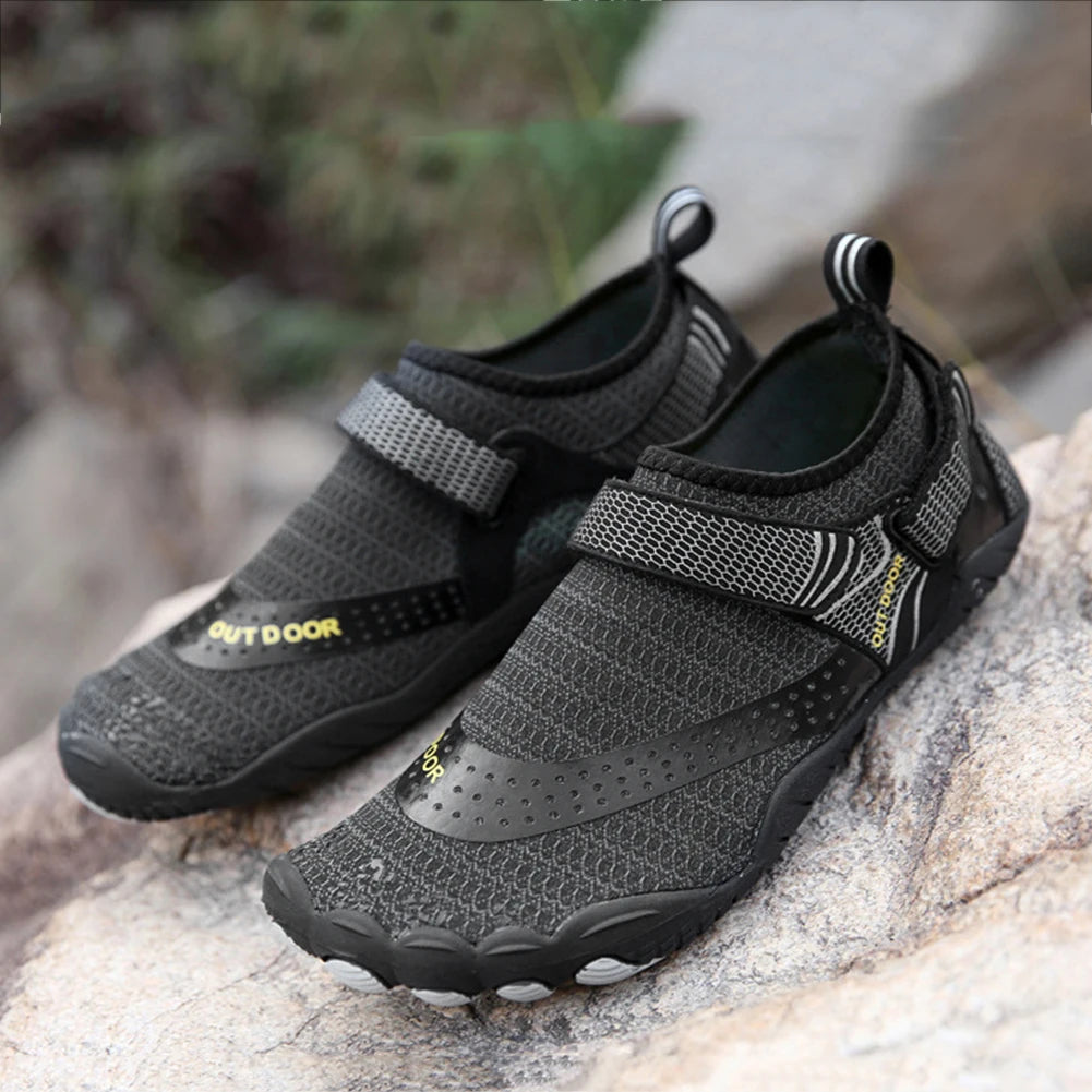 Men's beach swimming shoes Women's quick-drying water shoes Fitness sports shoes Couple wading shoes Color aqua shoes