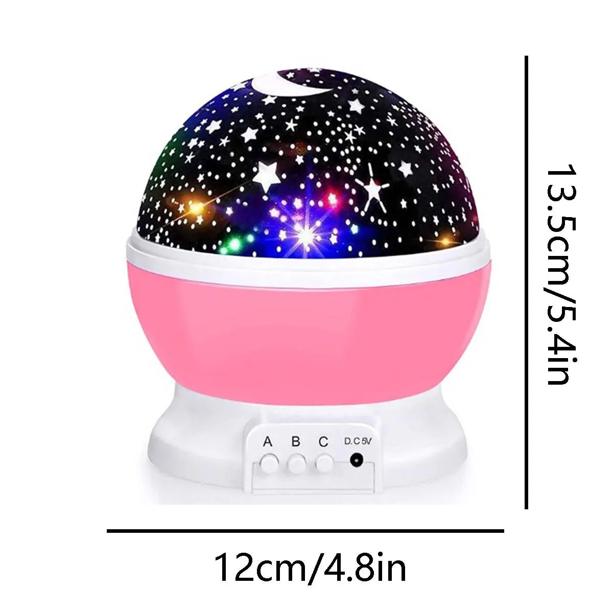 1pc LED Colorful Dream Auto Rotating Starry Sky Light Night Light USB Starry Sky Projector Small Table Light Night Light
