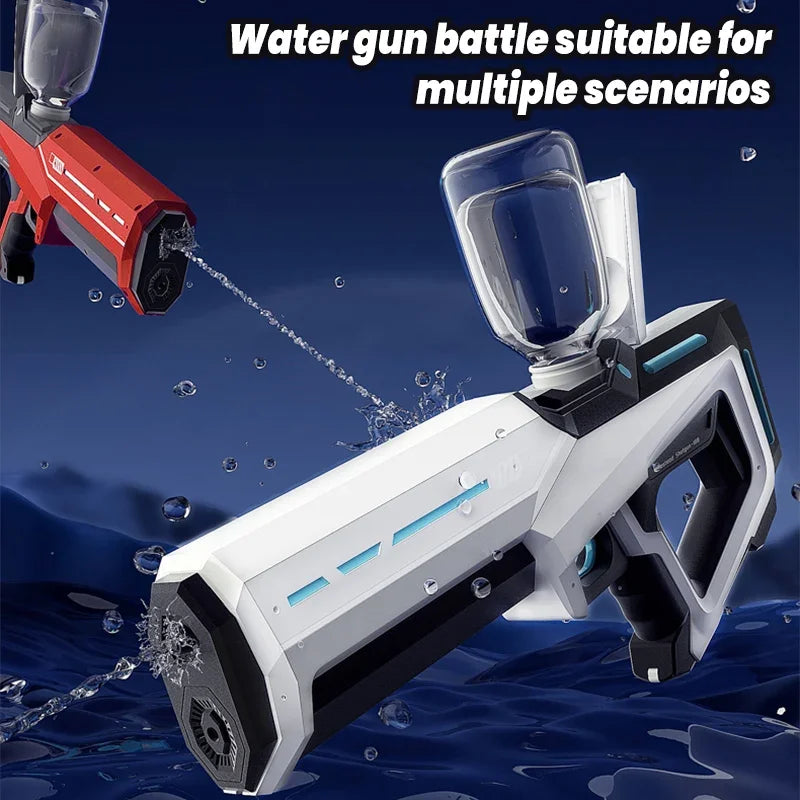 Electric Water Gun Toys Automatic Water Soaker Gun up to 32 FT Long Range Water Blaster Gun Toys for Kid & Adult Ideal Gift Toys