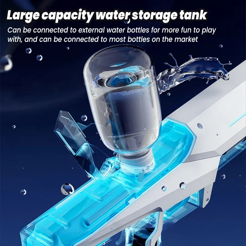 Electric Water Gun Toys Automatic Water Soaker Gun up to 32 FT Long Range Water Blaster Gun Toys for Kid & Adult Ideal Gift Toys