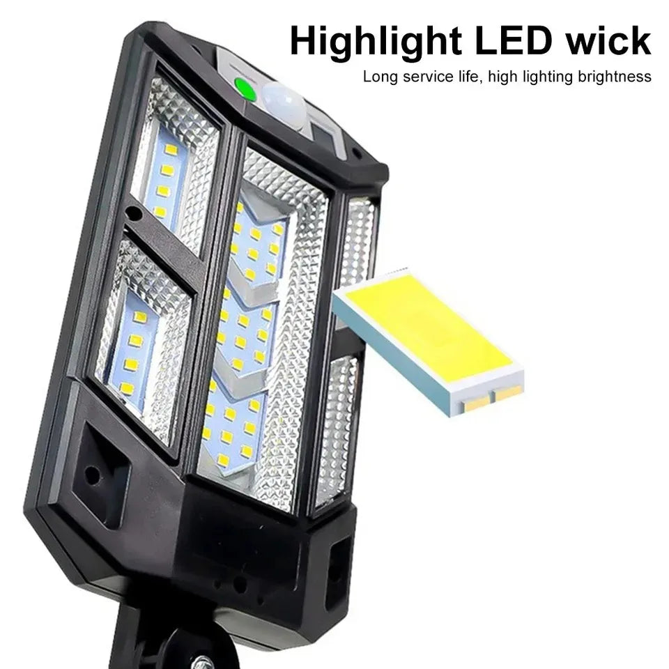 9900LM Newest Solar LED Lights Outdoor Solar Lamp Of Motion Sensor 4 Mode Waterproof IP65 Solar Garden Light Street Yard Lantern
