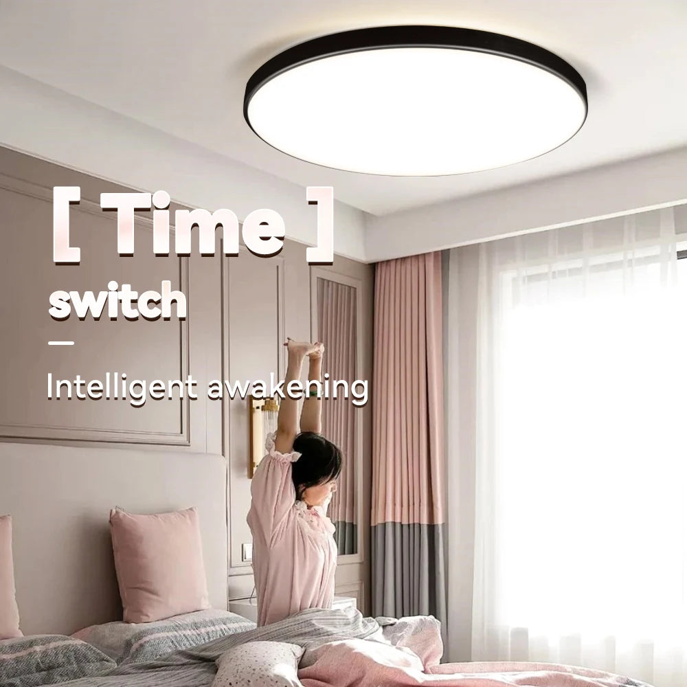 Remote Dimming LED Ceiling Light Smart Lustre RGB Tuya Lighting Bluetooth Home Interior Decoration Alexa Ceiling Panel Lamps Led