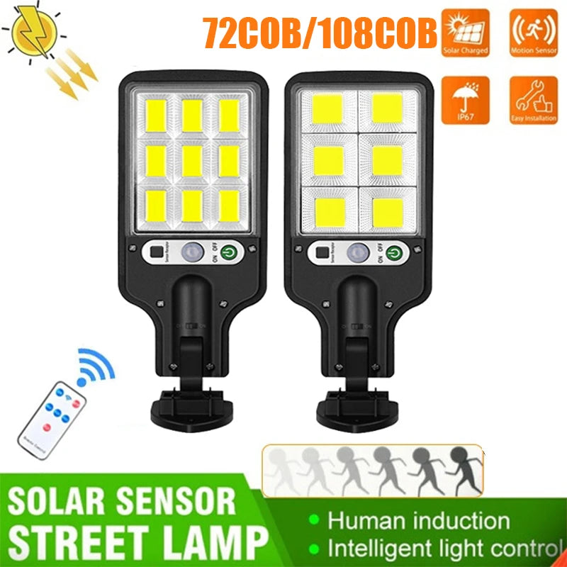 PIR Motion Sensor Street Lights Solar Led Light Outdoor Wall Lamp Waterproof Garden Decoration Patio Porch Garage Lighting Lamp