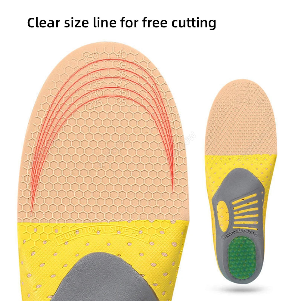 Premium Orthotic Gel Insoles Orthopedic Flat Foot Health Sole Pad For Shoes Insert Arch Support Pad For Plantar fasciitis Unisex