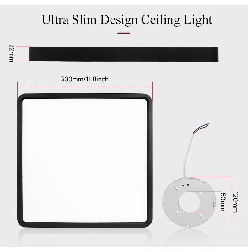 Remote Dimming LED Ceiling Light Smart Lustre RGB Tuya Lighting Bluetooth Home Interior Decoration Alexa Ceiling Panel Lamps Led