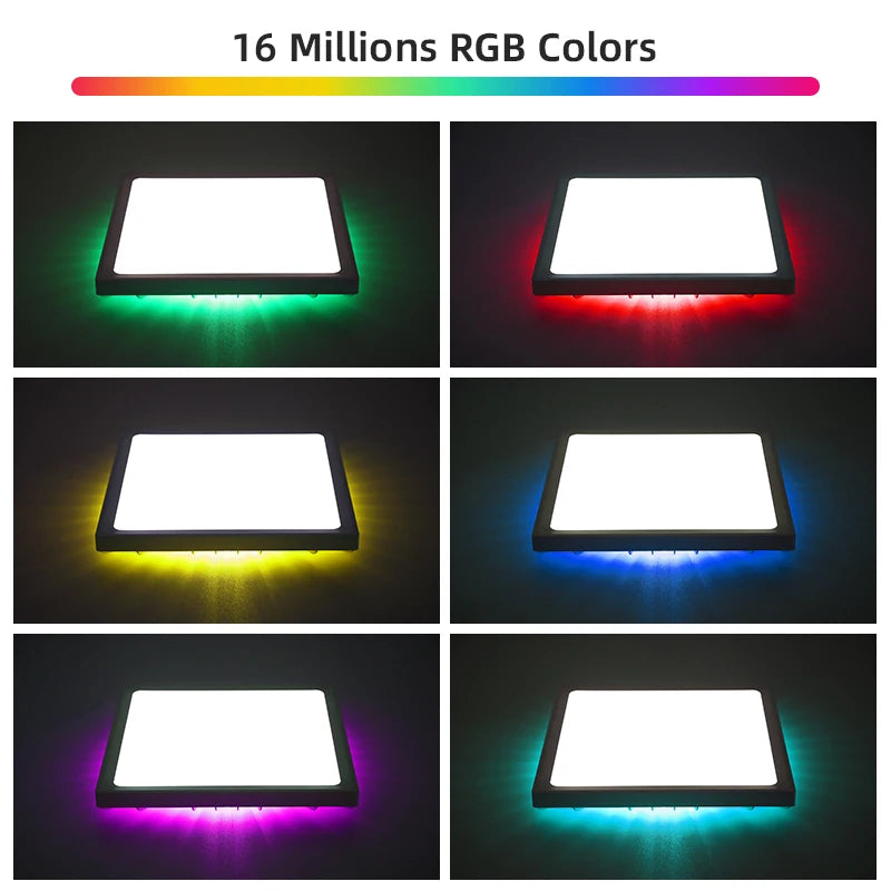 Remote Dimming LED Ceiling Light Smart Lustre RGB Tuya Lighting Bluetooth Home Interior Decoration Alexa Ceiling Panel Lamps Led
