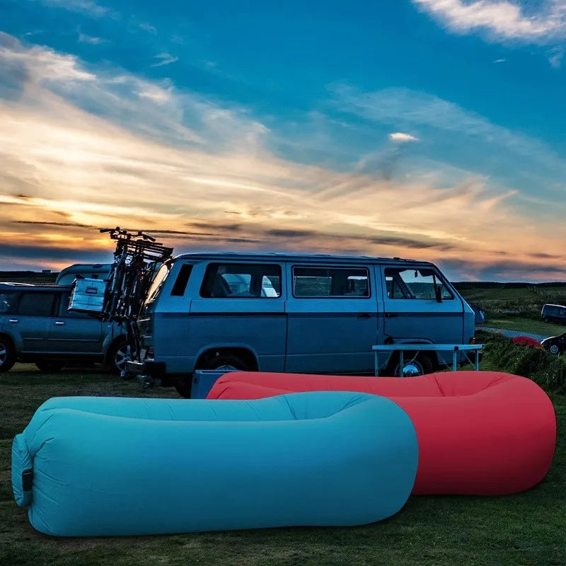 Inflatable Lounger - Best Air Lounger Sofa for Camping, Hiking - Ideal Inflatable Couch for Pool- Perfect Inflatable Beach Chair