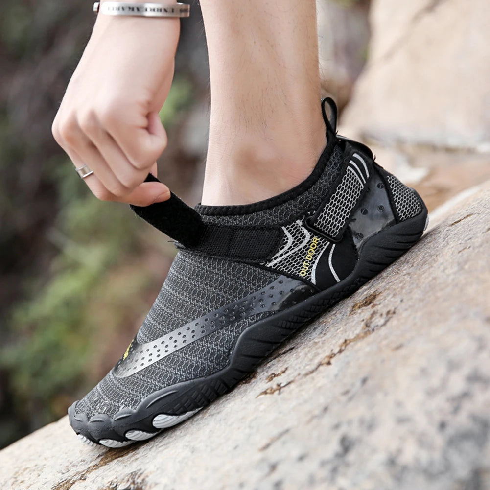 Men's beach swimming shoes Women's quick-drying water shoes Fitness sports shoes Couple wading shoes Color aqua shoes