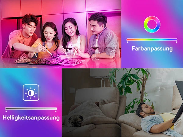 Remote Dimming LED Ceiling Light Smart Lustre RGB Tuya Lighting Bluetooth Home Interior Decoration Alexa Ceiling Panel Lamps Led