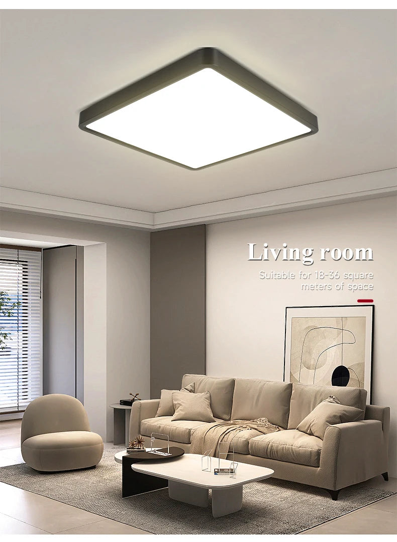 Remote Dimming LED Ceiling Light Smart Lustre RGB Tuya Lighting Bluetooth Home Interior Decoration Alexa Ceiling Panel Lamps Led